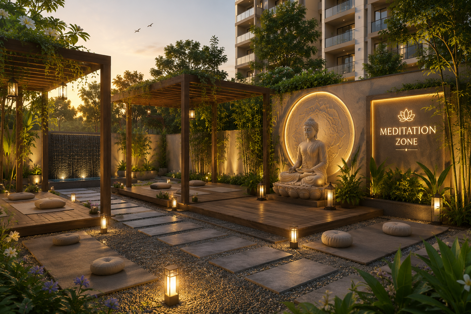 Krishna Galaxy Meditation Garden Vrindavan